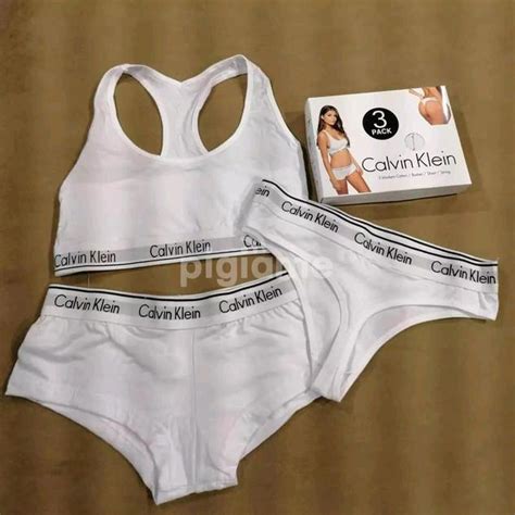 Calvin Klein girls white underwear